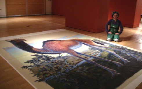 Megatylopus artwork life sized