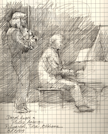 Rehearsal in Tulsa: Darol Anger and Philip Aaberg Concert