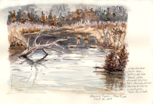 A few quiet minutes at Martin's Reach, waiting for sunset.