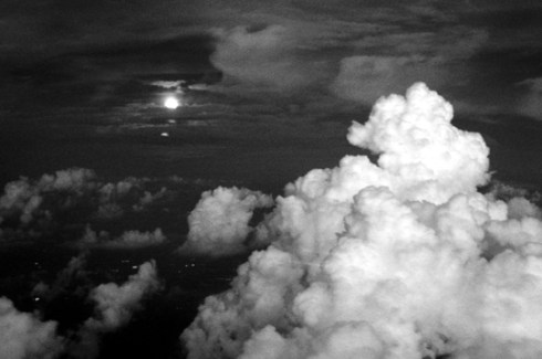 Full Moon, from 30,000 feet above Earth's surface.