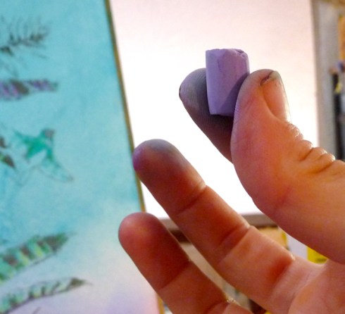 A nice mauve colored pastel, right?