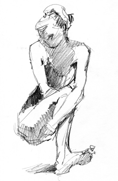 6B pencil in Stillman & Birn Alpha Series 8.5" x 11" hardbound sketchbook