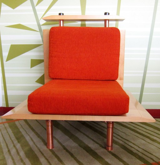 Our knife-edged chair.