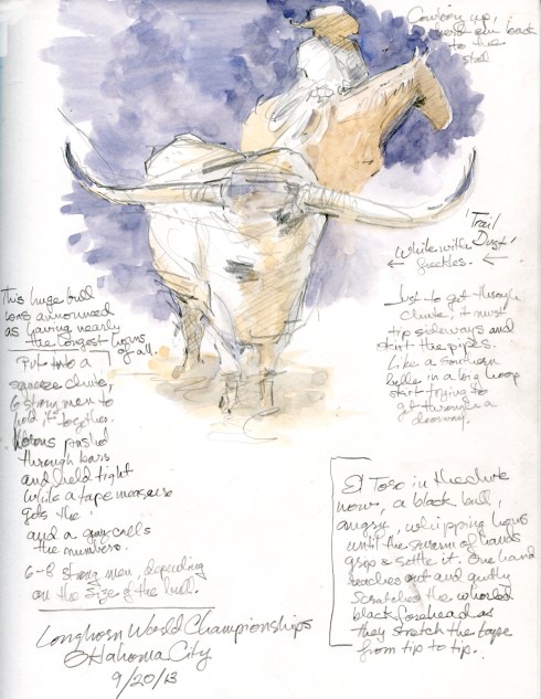 Trail Dust, the longest pair of horns on the block.