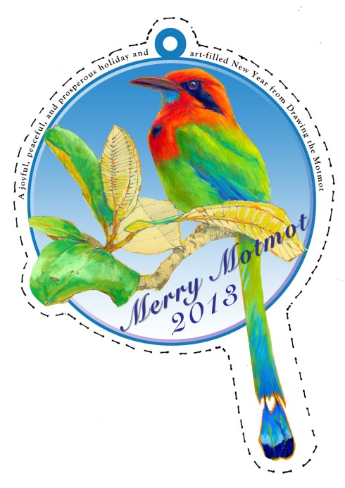 A little festive commemorative ornament to download, cut out, and hang up. Cheers!