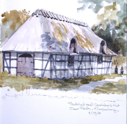 There's a fancy little palace in the heart of the Jaegersborg Deer Park, called The Hermitage. Basically a hunting lodge for the King. This isn't it. It's