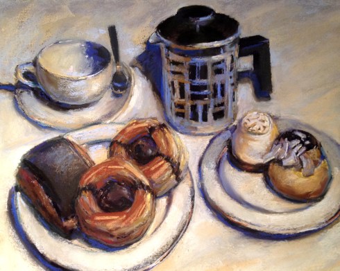 Another Danish food group: flaky breakfast pastries.