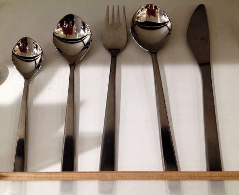 Flatware as art.