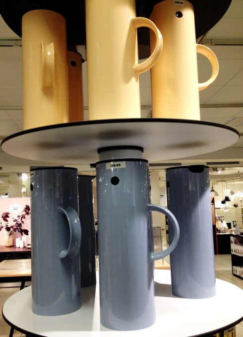 Stelton coffee carafes.
