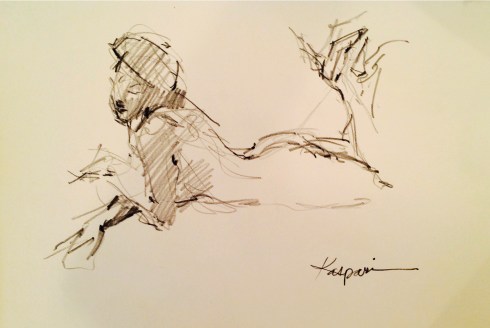 6B pencil on Rives BFK 11" x 15"